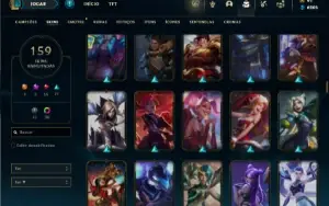 Ferro 2 com 90 Champs e 159 Skins ( MAIN ADC )