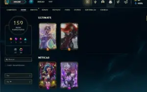 Ferro 2 com 90 Champs e 159 Skins ( MAIN ADC )