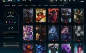 Ferro 2 com 90 Champs e 159 Skins ( MAIN ADC )