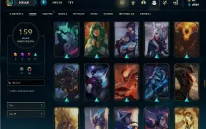 Ferro 2 com 90 Champs e 159 Skins ( MAIN ADC )