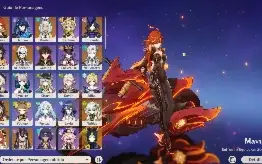 Conta Endgame Genshin + Conta Honkai Star Rail MAVUIKA + BIS