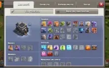 Conta Clash of clans cv9 full