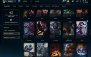 Conta unranked com Rammus rei e Kayle juiza