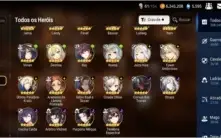 Conta epic seven servidor global