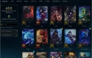 Conta League of Legends Platina IV, 129 campeões,. 72 skins