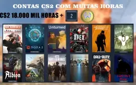 CONTAS COUNTER-STRIKE 2 - 18.000 HORAS + MEDALHAS