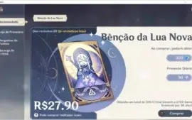 Conta genshim impact AR 42