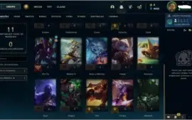 Conta platina 2 70% de Win rate, MMR de diamante