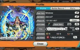 Conta One Piece bounty rush (OPBR)3k rd, 2 EX, top100 event