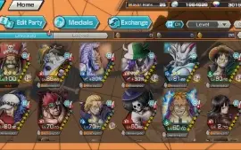 Conta One Piece bounty rush (OPBR)3k rd, 2 EX, top100 event