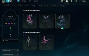 Conta de League of Legends 2016
