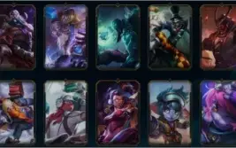 CONTA LOL GOLD 1 S10 124 CHAMPS 57 SKINS LVL 216