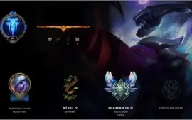 CONTA DIAMANTE 2 + 25K EA + SKINS