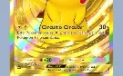 Pokemon tcg com pikachu dourado
