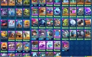 CLASH ROYALE NÍVEL 13 COM 56 CARTAS FULL 16 SKINS 64 EMOTES