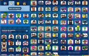 CLASH ROYALE NÍVEL 13 COM 56 CARTAS FULL 16 SKINS 64 EMOTES