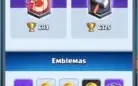 CLASH ROYALE NÍVEL 13 COM 56 CARTAS FULL 16 SKINS 64 EMOTES