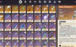 Conta AR 60 com 20 personagens T5 + 9 armas T5 (4 signature)