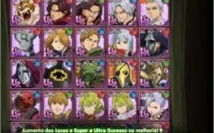 Promoção NANATSU NO TAIZAI 7DS GRAND CROSS GLOBAL