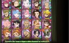 Promoção NANATSU NO TAIZAI 7DS GRAND CROSS GLOBAL