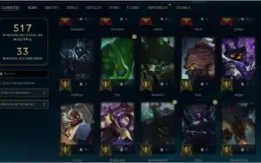 vendo conta do lol lvl 368  e 174 skins