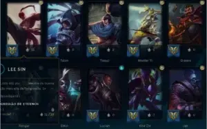 vendo conta do lol lvl 368  e 174 skins