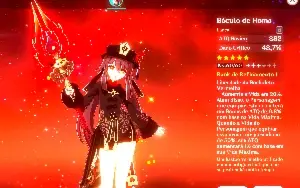 Hu Tao C2 + Bis(Báculo de Homa) + 2 5* + Xingqiu C4 AR48