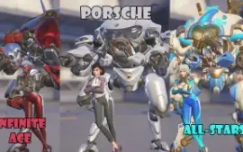 (Pc) Conta Overwatch + 2 Collab Skins + 13 Shop Skins etc.