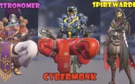 (Pc) Conta Overwatch + 2 Collab Skins + 13 Shop Skins etc.