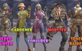 (Pc) Conta Overwatch + 2 Collab Skins + 13 Shop Skins etc.