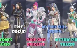 (Pc) Conta Overwatch + 2 Collab Skins + 13 Shop Skins etc.