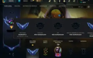 Conta Diamante 1 Lol