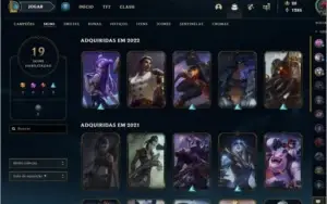 Conta LOL Platina I - FULL acesso