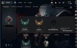 Conta LOL Platina I - FULL acesso