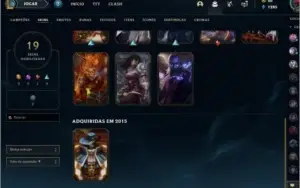 Conta LOL Platina I - FULL acesso