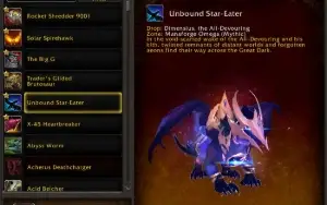 Conta de WoW de 2013 (731 Montarias no total)