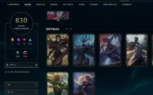 Conta Platina 3 Com Todas Skins Raras Do Jogo.