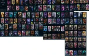 Conta de League of Legends com 877 Skins