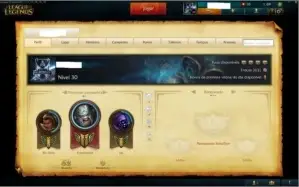 CONTA DE LEAGUE OF LEGENDS 22 CAMPEÕES - 5 SKINS (UNRANKED)