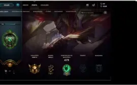 CONTA GOLD IV LVL 135 TODOS OS CHAMP+87skins+6cromas