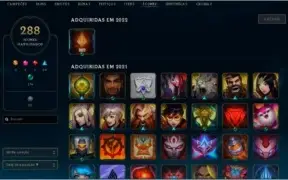 CONTA LOL+VALORANT FULL SKINS