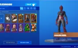 Conta de fortnite, cavelera rubra, cão de combate