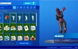 Conta de fortnite, cavelera rubra, cão de combate