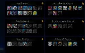 Conta com Aoa 3K de seals,Uvx,DynasX,MegiX,Mastemon,OGU+Truv