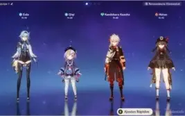 AR 54 Hutao / Eula / Kazuha entre outros T5!!!