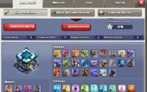 Cv 13 Quase FULL, muros bem upados e decorações Raras