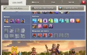 Cv 13 Quase FULL, muros bem upados e decorações Raras