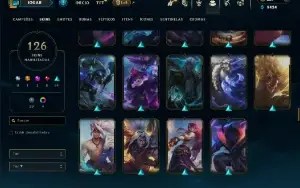Prata 3 com TODOS os champs e 126 Skins (ADC / JG/MID / TOP)