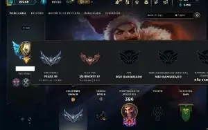 Prata 3 com TODOS os champs e 126 Skins (ADC / JG/MID / TOP)