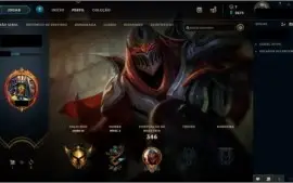 2 Contas LoL (Ouro IV com 259 Skins + Conta Diamante IV)